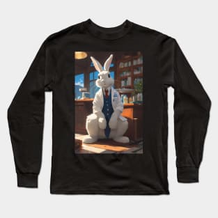 Doctor bunny in his clinic Long Sleeve T-Shirt